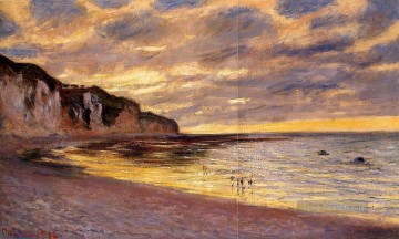 L Ally Punkt Ebbe Claude Monet Strand Ölgemälde